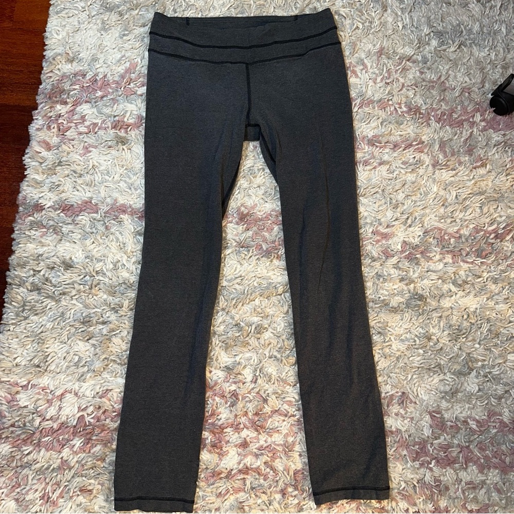 Lululemon gray straight leg pants 10